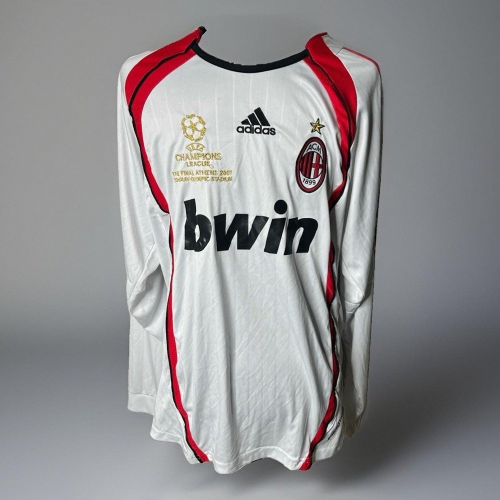 AC Milan 2007 Vintage Formotion Champions League Final Athens Jersey- No Name